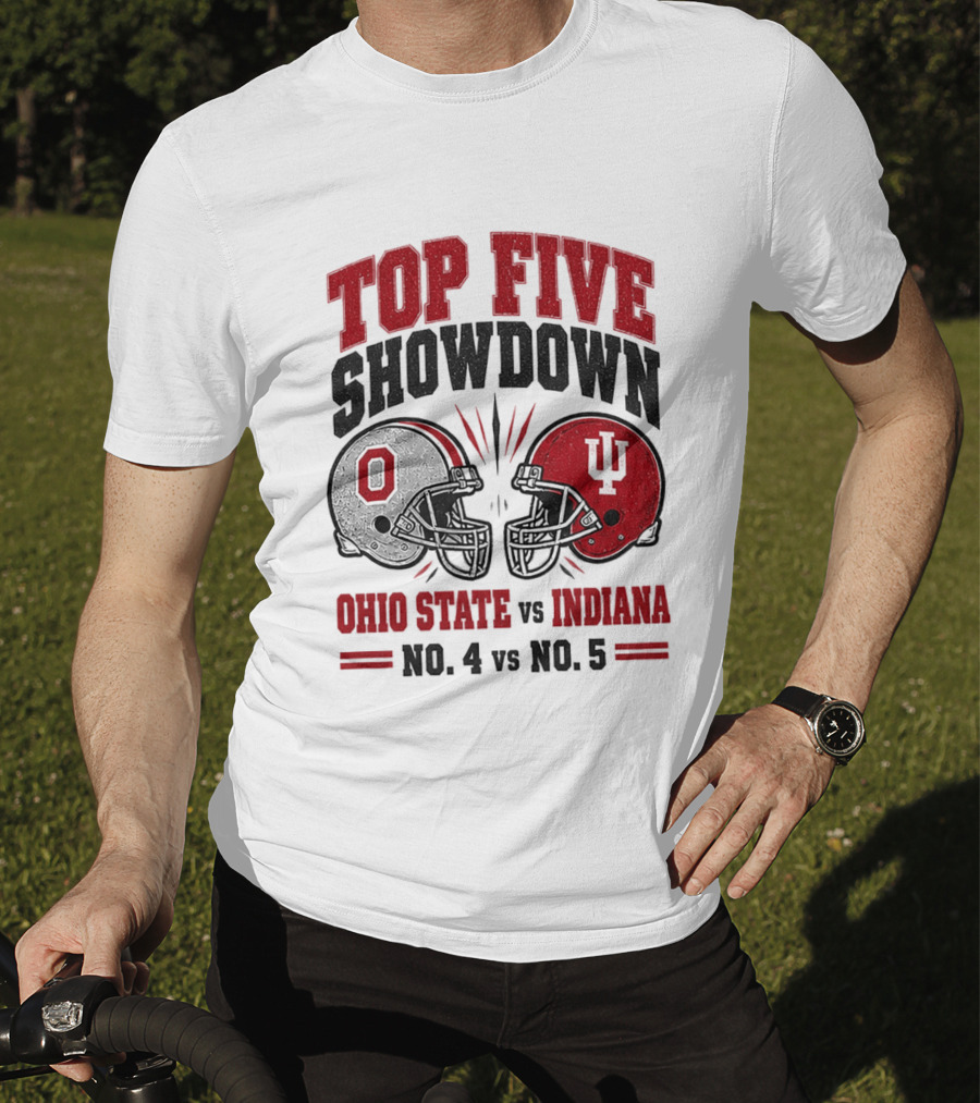 Ohio State Vs Indiana Top Five Showdown No 4 Vs No 5 T-Shirt