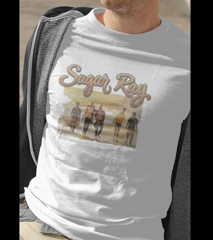 Sugar Ray 90s Rock Band Sunset Group Walk T-Shirt