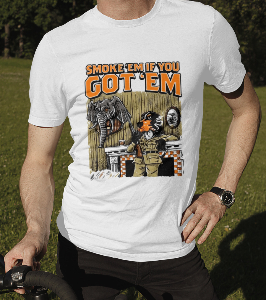 Smoke 'Em If You Got 'Em Tennessee Volunteers Beat Alabama Crimson Tide 26 10 T-Shirt