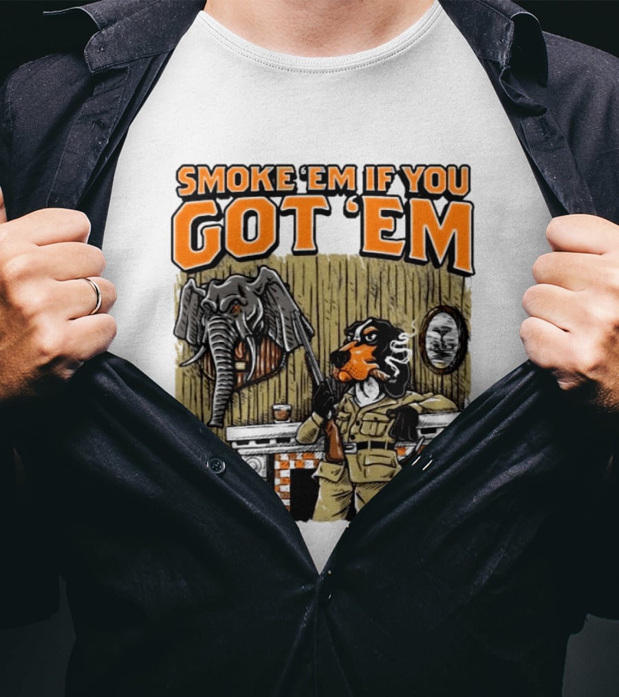 Smoke 'Em If You Got 'Em Tennessee Volunteers Beat Alabama Crimson Tide 26 10 T-Shirt