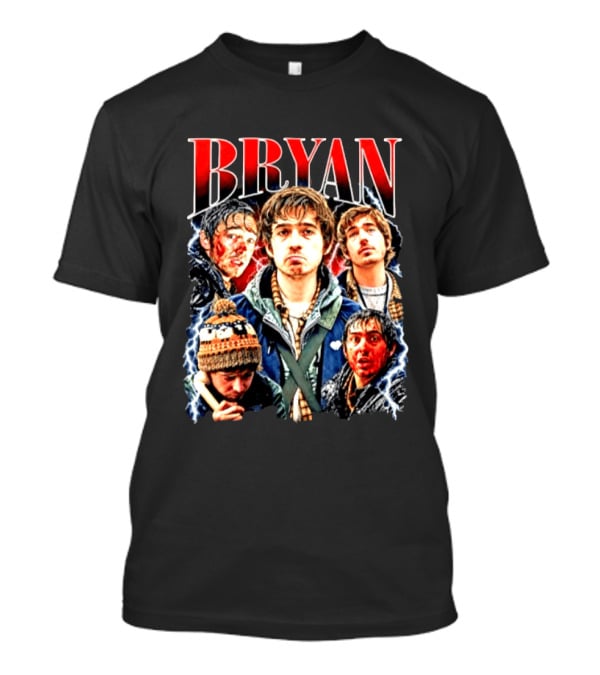 Bryan Actor Collage With Dramatic Expressions And Intense Scenes T-Shirt