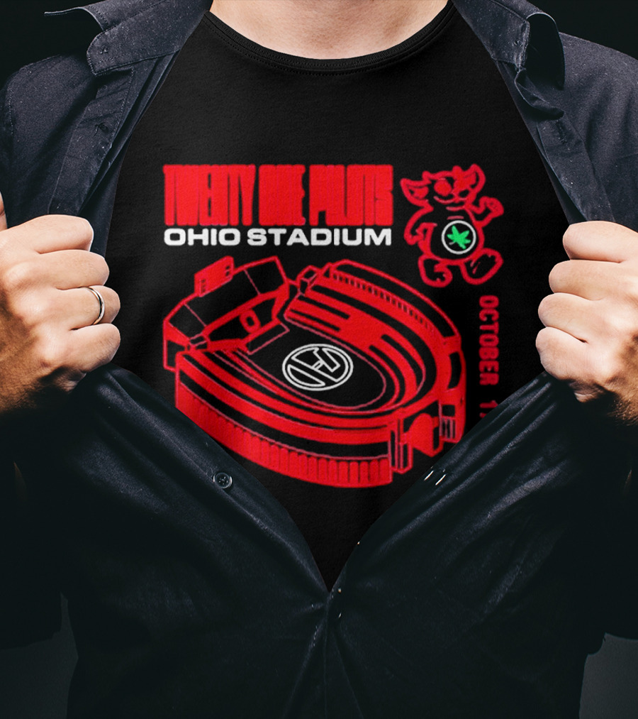 Twenty One Pilots Ohio Stadium October 17 2026 Ohio State Buckeyes T-Shirt