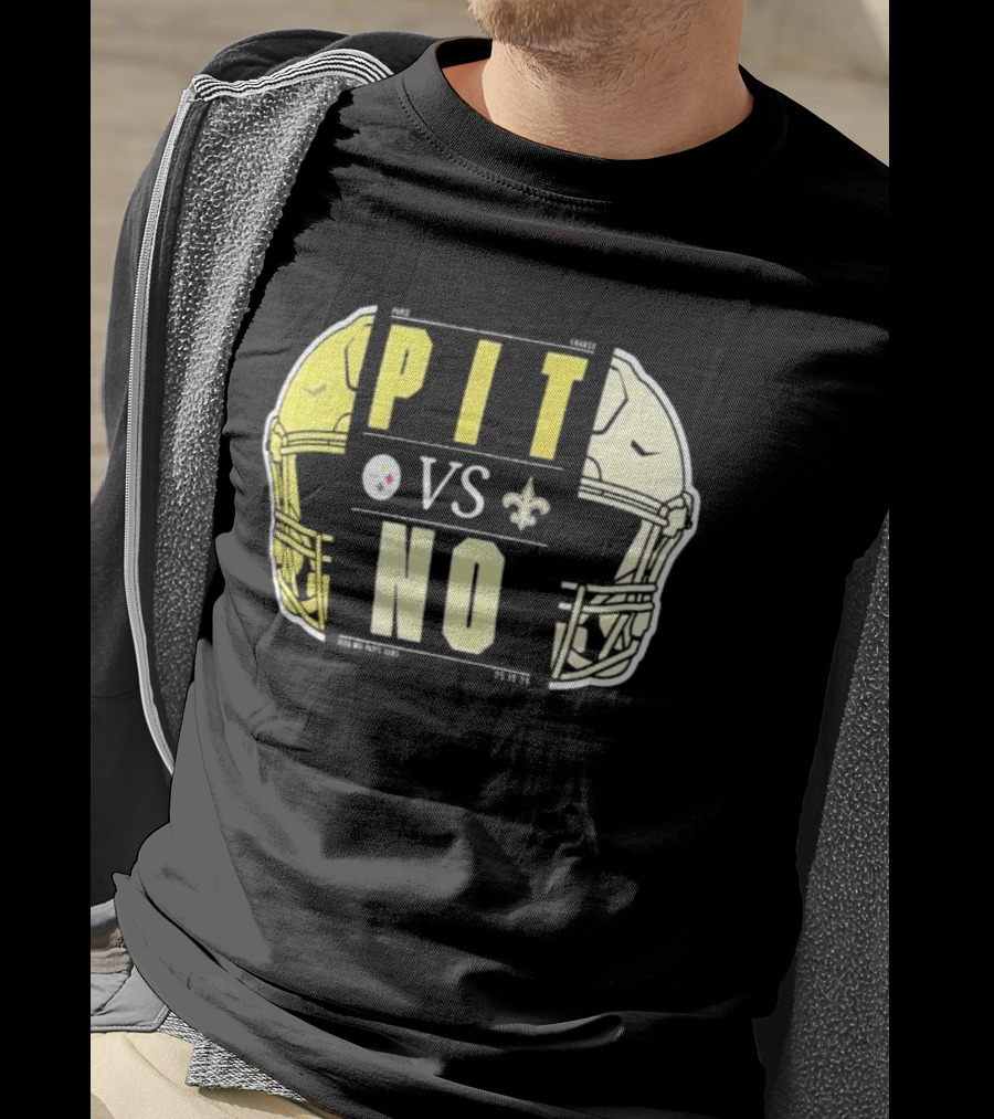 Pittsburgh Vs New Orleans International City Games 2026 Matchup Saints Vs Steelers T-Shirt