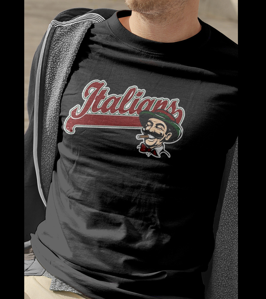 Italians Baseball Cigar Gentleman T-Shirt