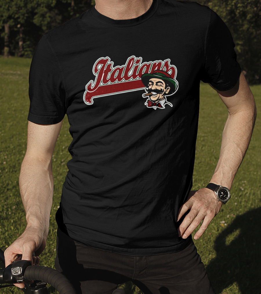 Italians Baseball Cigar Gentleman T-Shirt