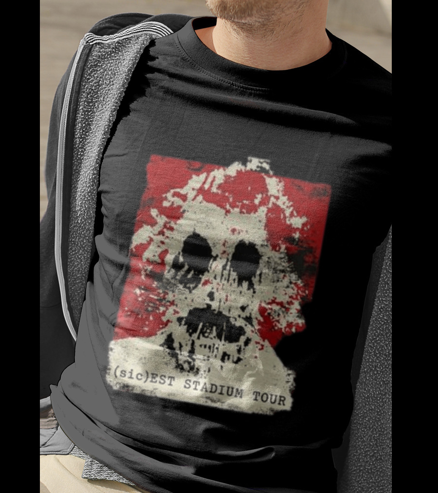 Slipknot Sicest Stadium Tour 2027 Signed Skull T-Shirt