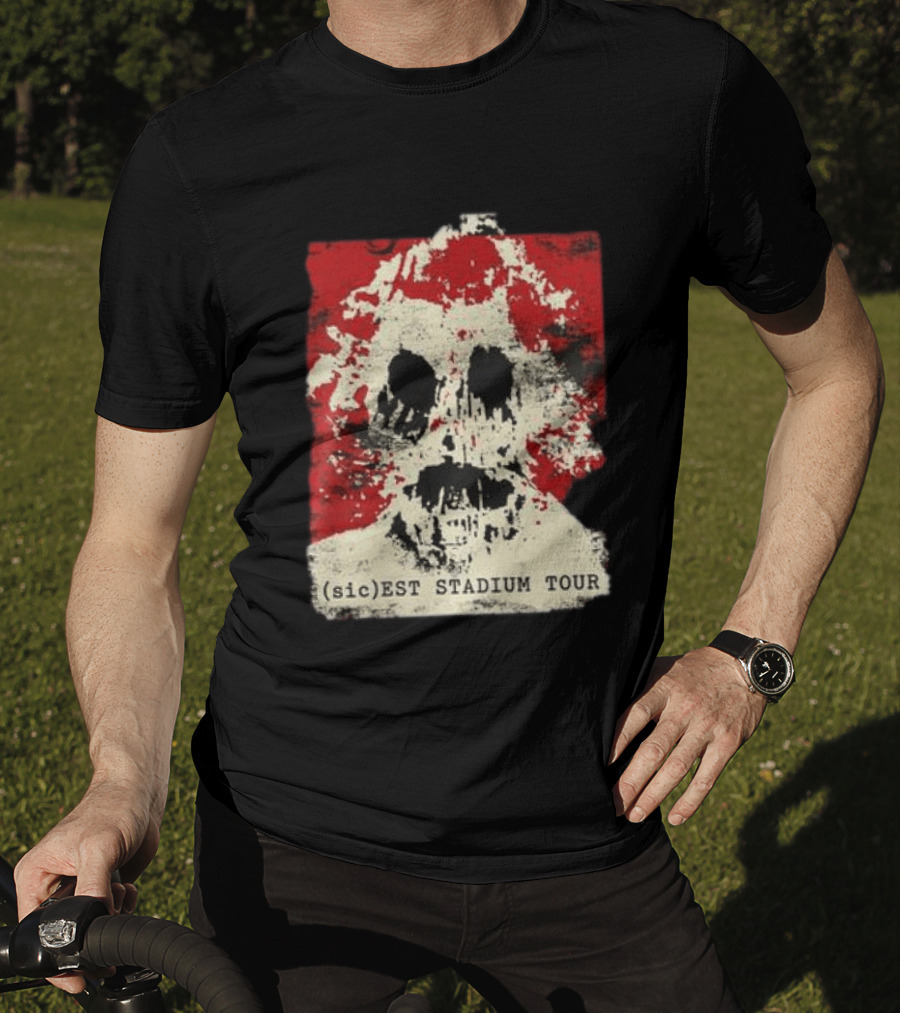 Slipknot Sicest Stadium Tour 2027 Signed Skull T-Shirt