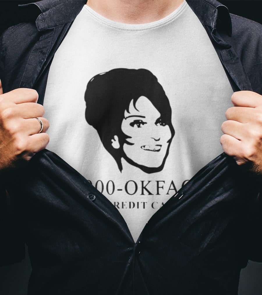 1 900 Ok Face No Credit Cards Retro Humor T-Shirt