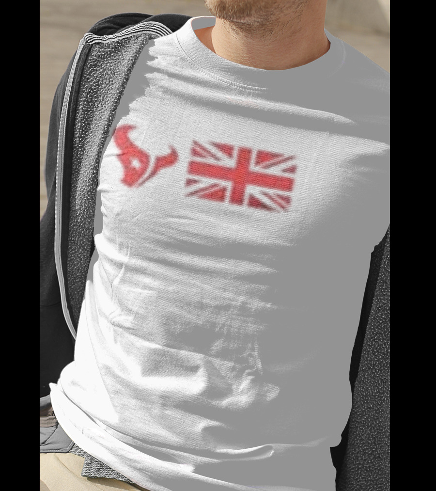 Houston Texans Jacksonville Jaguars London Games 2026 UK Flag Duo T-Shirt