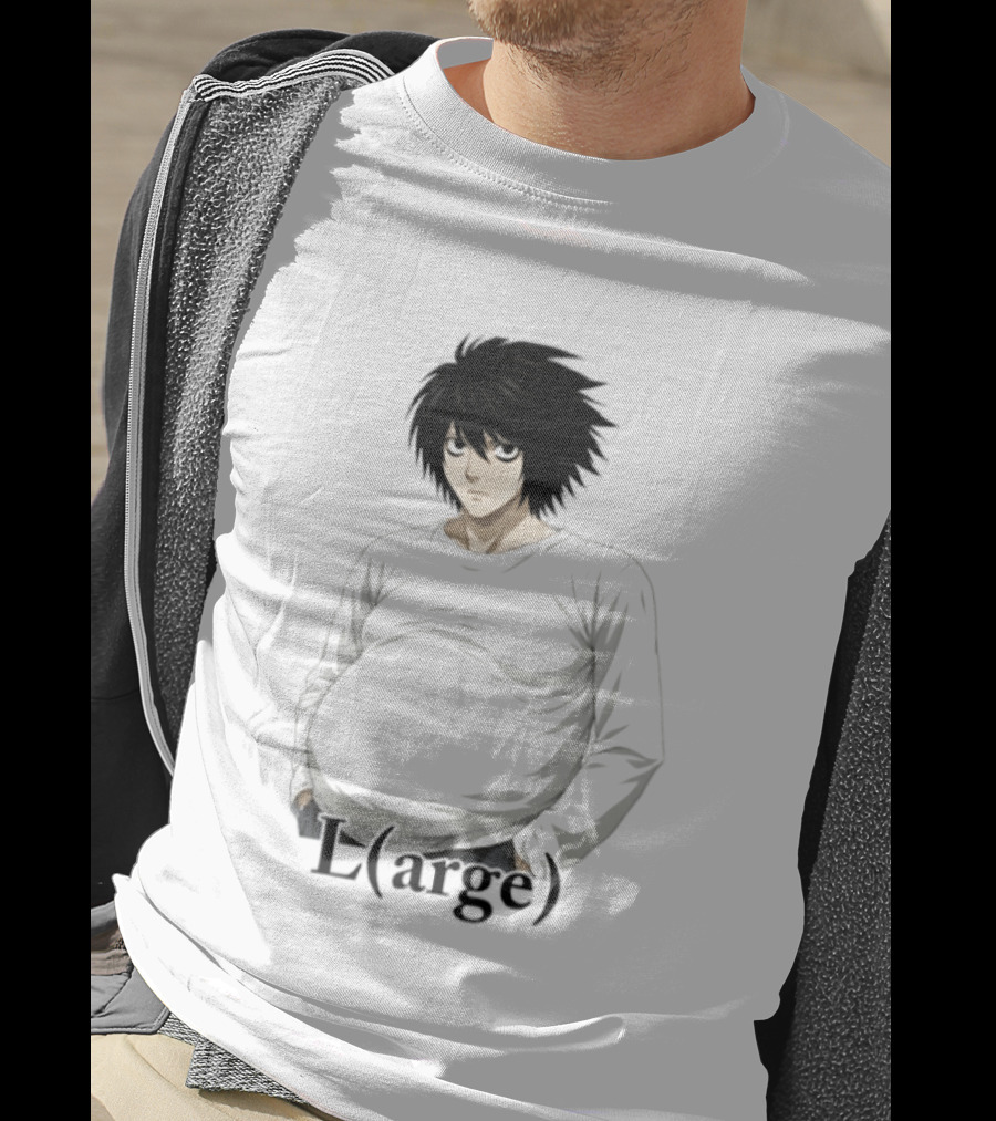 L Large L Lawliet Death Note Anime Meme T-Shirt