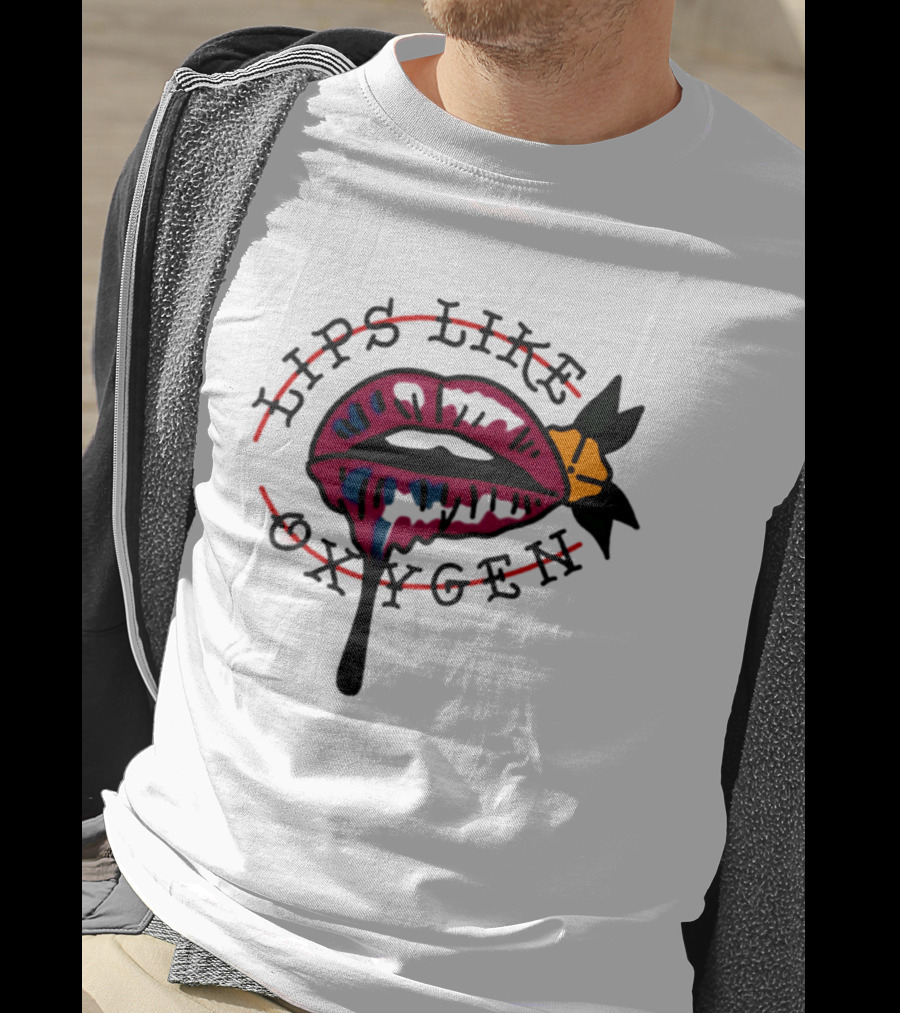 Lips Like Oxygen The Cure Robert Smith T-Shirt