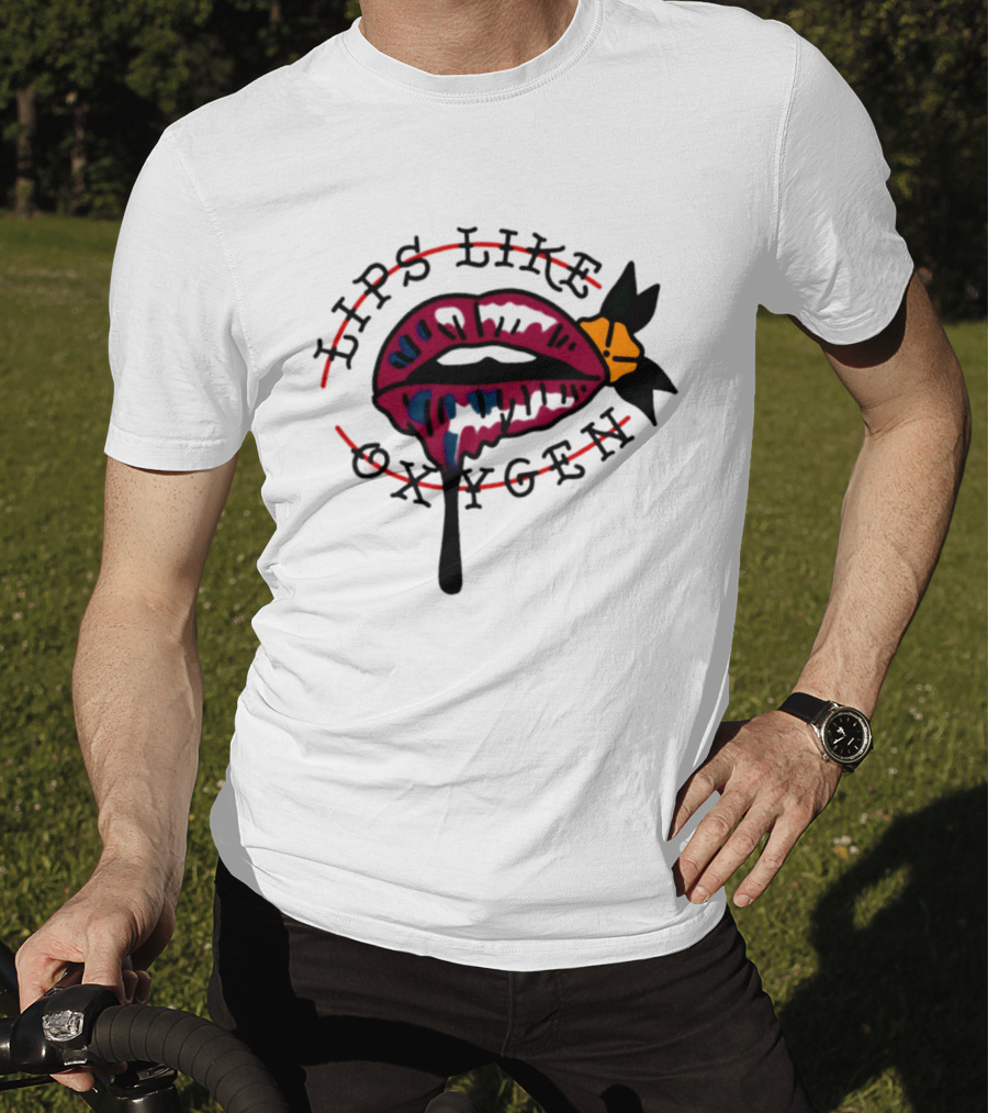 Lips Like Oxygen The Cure Robert Smith T-Shirt