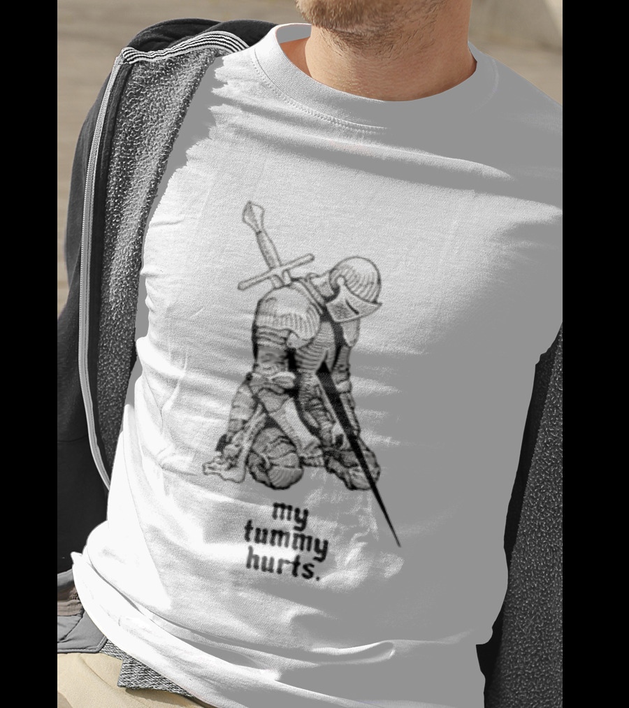 My Tummy Hurts Medieval Knight Armor T-Shirt