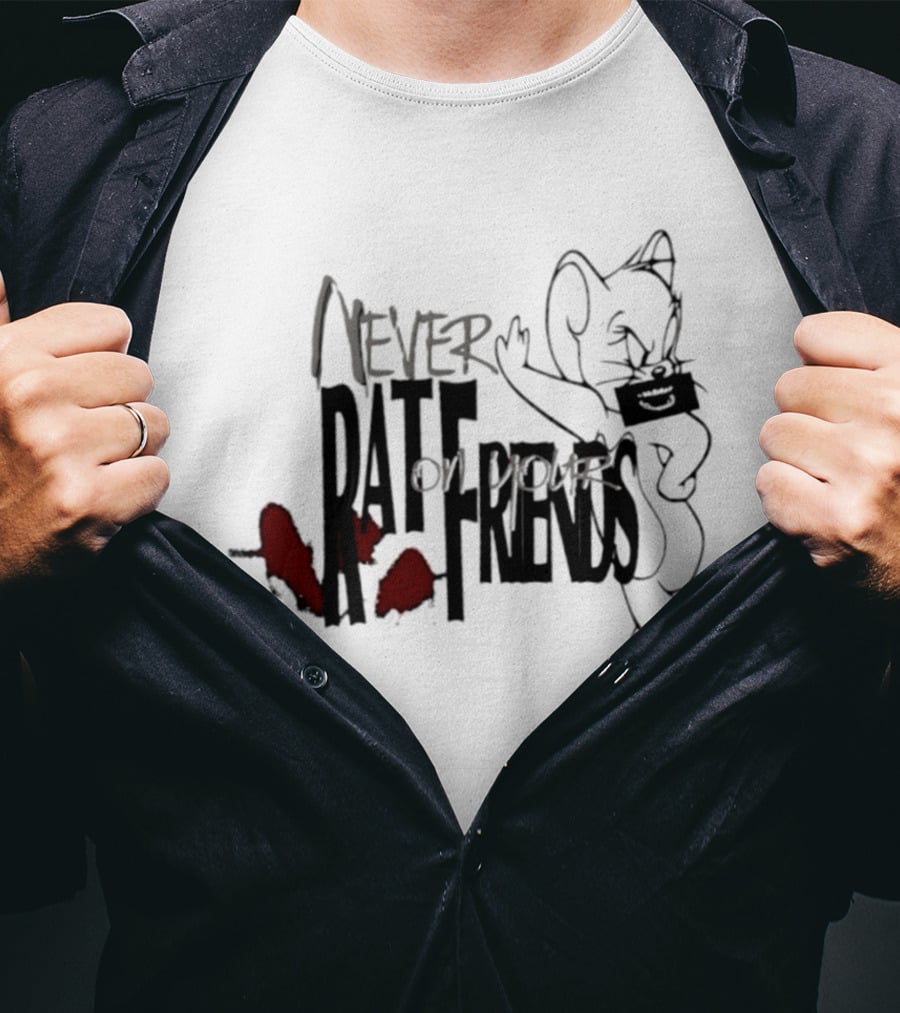 Never Rat On Your Friends Jerry Mouse Scontrol T-Shirt