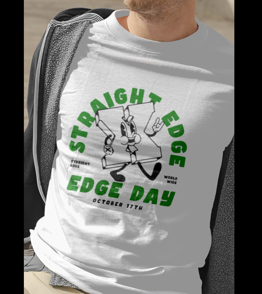 Straight Edge World Wide Edge Day October 17th T-Shirt