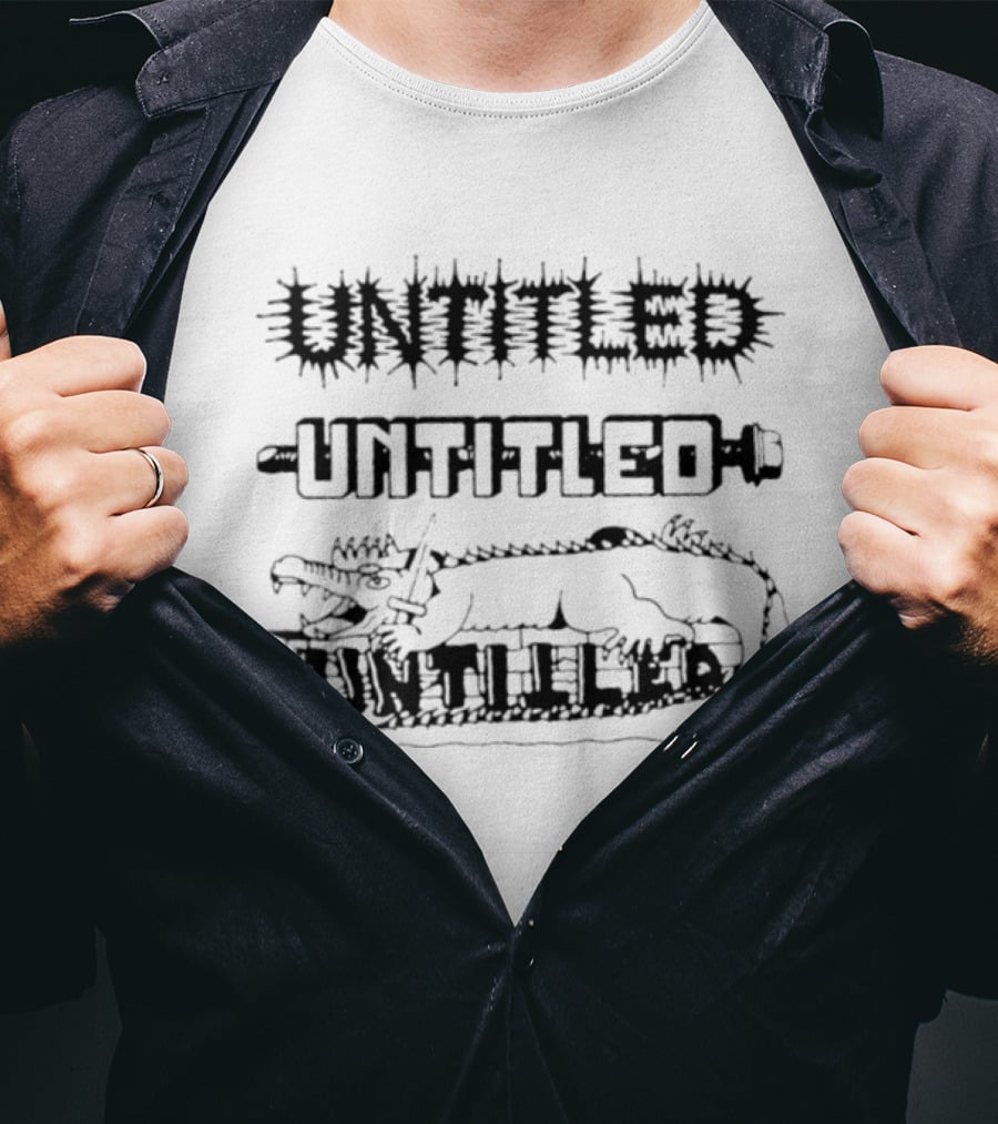 Untitled Crocodile Alligator Minimalist T-Shirt