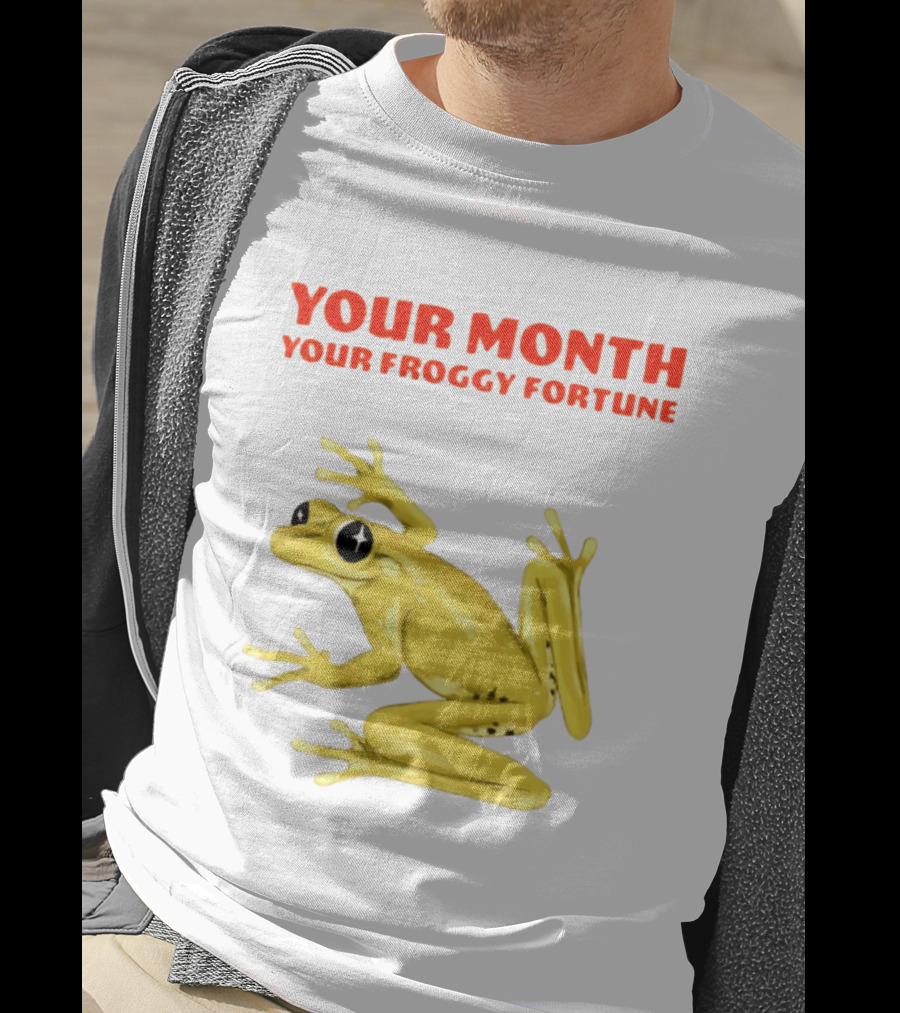 Your Month Your Froggy Fortune Horoscope Frog T-Shirt