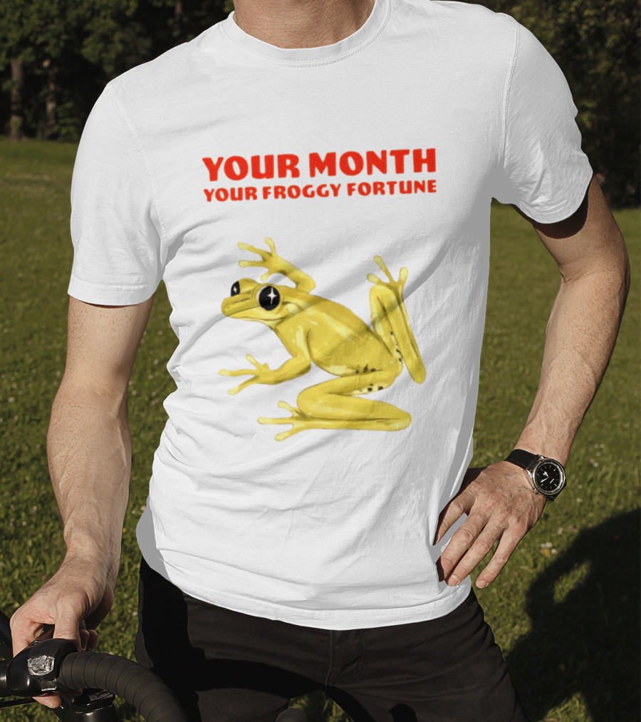 Your Month Your Froggy Fortune Horoscope Frog T-Shirt