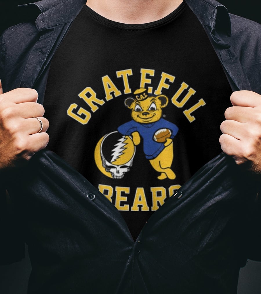 Grateful Bears California Golden Bears X Grateful Dead 2026 Football Collaboration T-Shirt