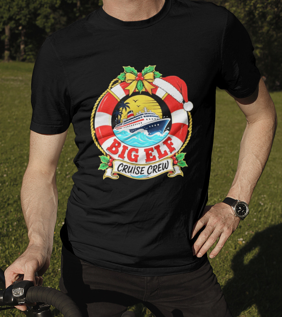 Big Elf Cruise Crew Christmas Vacation T-Shirt