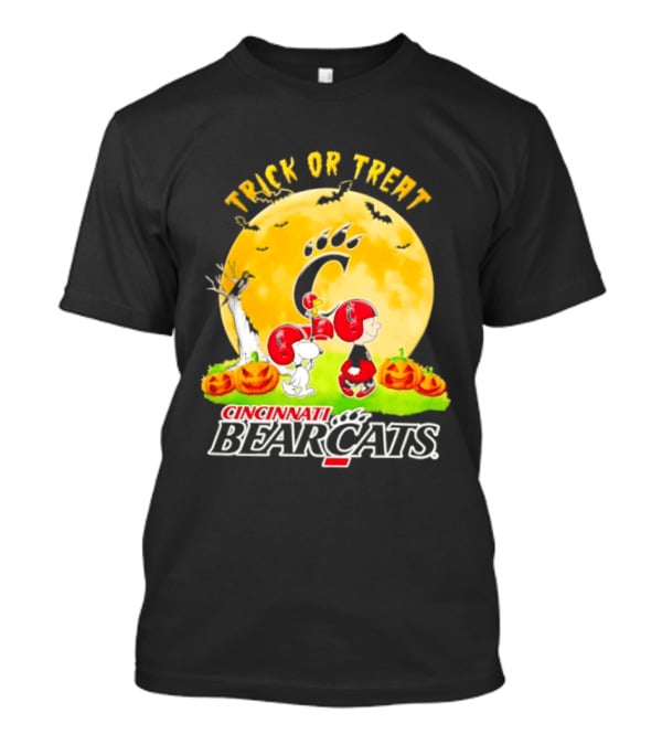 Cincinnati Bearcats Peanuts Trick Or Treat Halloween 2026 T-Shirt