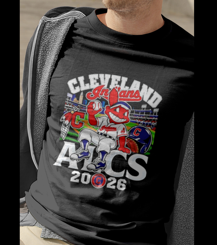 Cleveland Indians ALCS 2026 Baseball Stadium Celebration T-Shirt