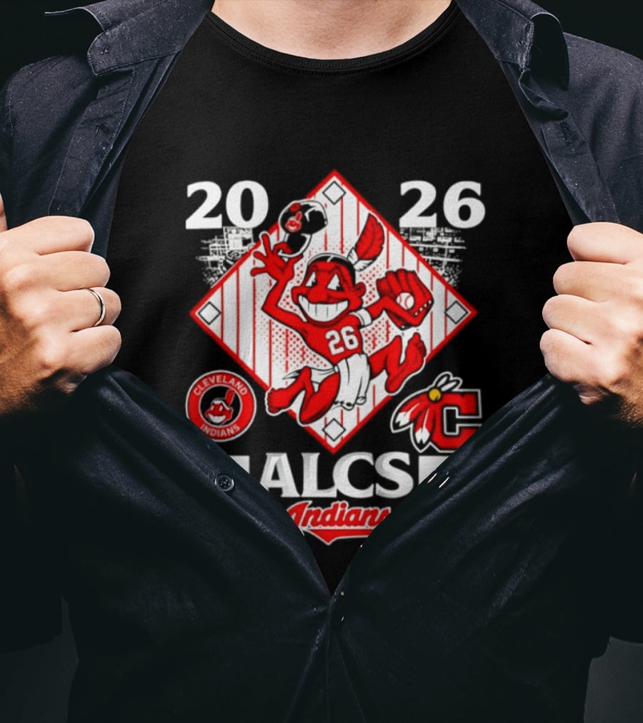 Cleveland Indians 2026 ALCS Bound Celebration T-Shirt