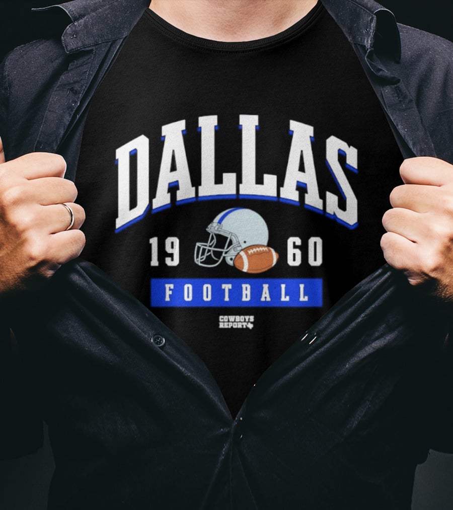 Dallas 1960 Football Helmet T-Shirt