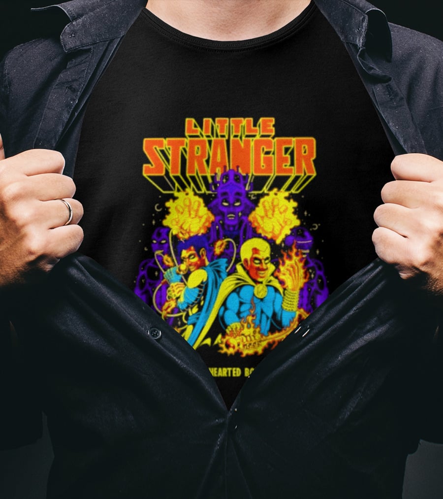 Little Stranger Broken Hearted Boys Club Comic Style Superheroes T-Shirt
