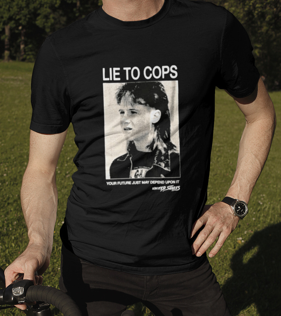 Lie To Cops Danny Cooksey Your Future Just May Depend Upon It United Snakes T-Shirt