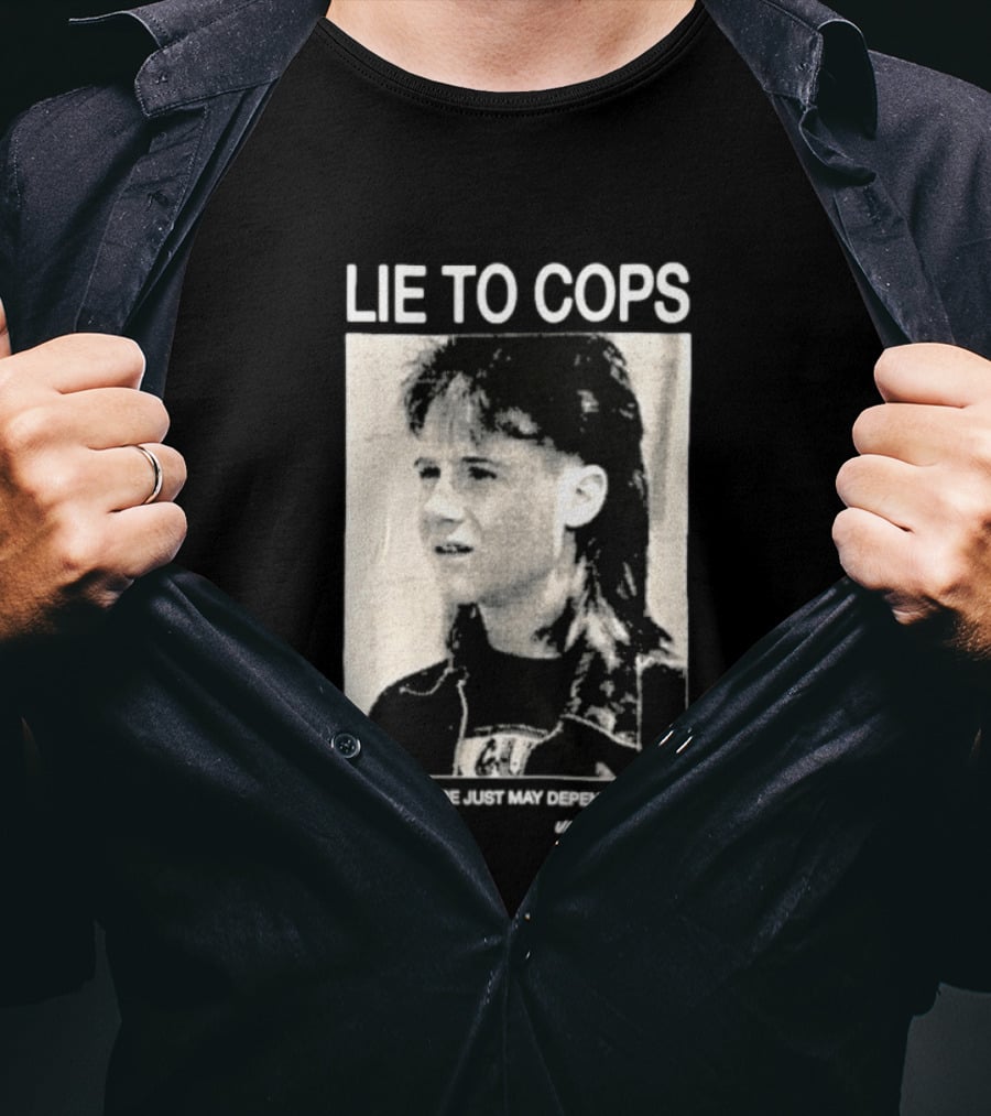 Lie To Cops Danny Cooksey Your Future Just May Depend Upon It United Snakes T-Shirt