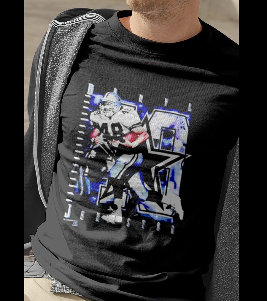 Daryl Johnston 48 Dallas Cowboys Football Player Star T-Shirt