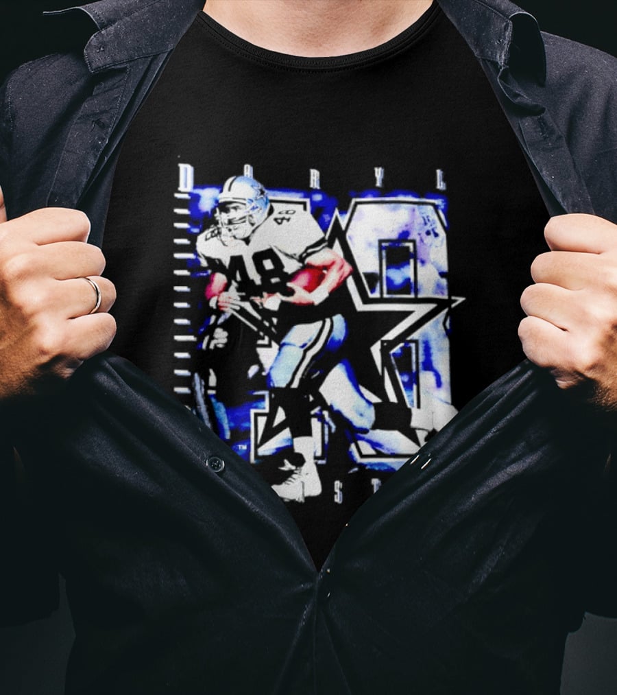 Daryl Johnston 48 Dallas Cowboys Football Player Star T-Shirt