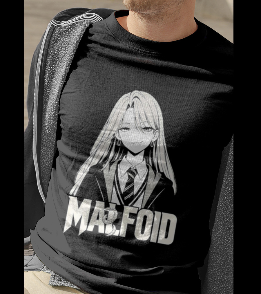 MALFOID Anime Dark Academia Aesthetic T-Shirt
