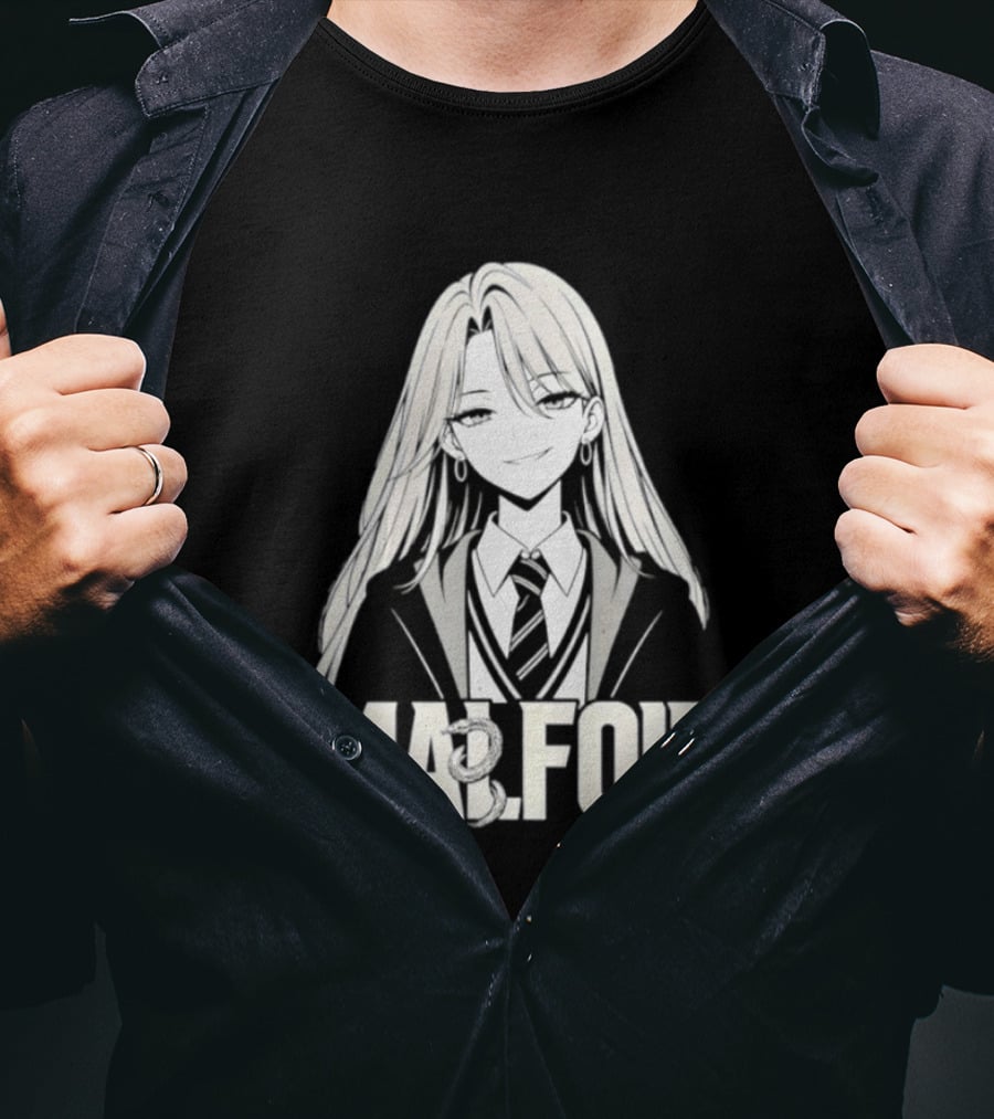 MALFOID Anime Dark Academia Aesthetic T-Shirt