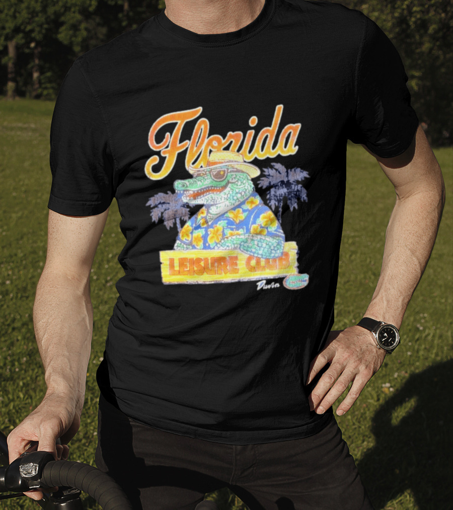 Florida Gators Leisure Club Duvin Co. Vintage Tropical Alligator T-Shirt