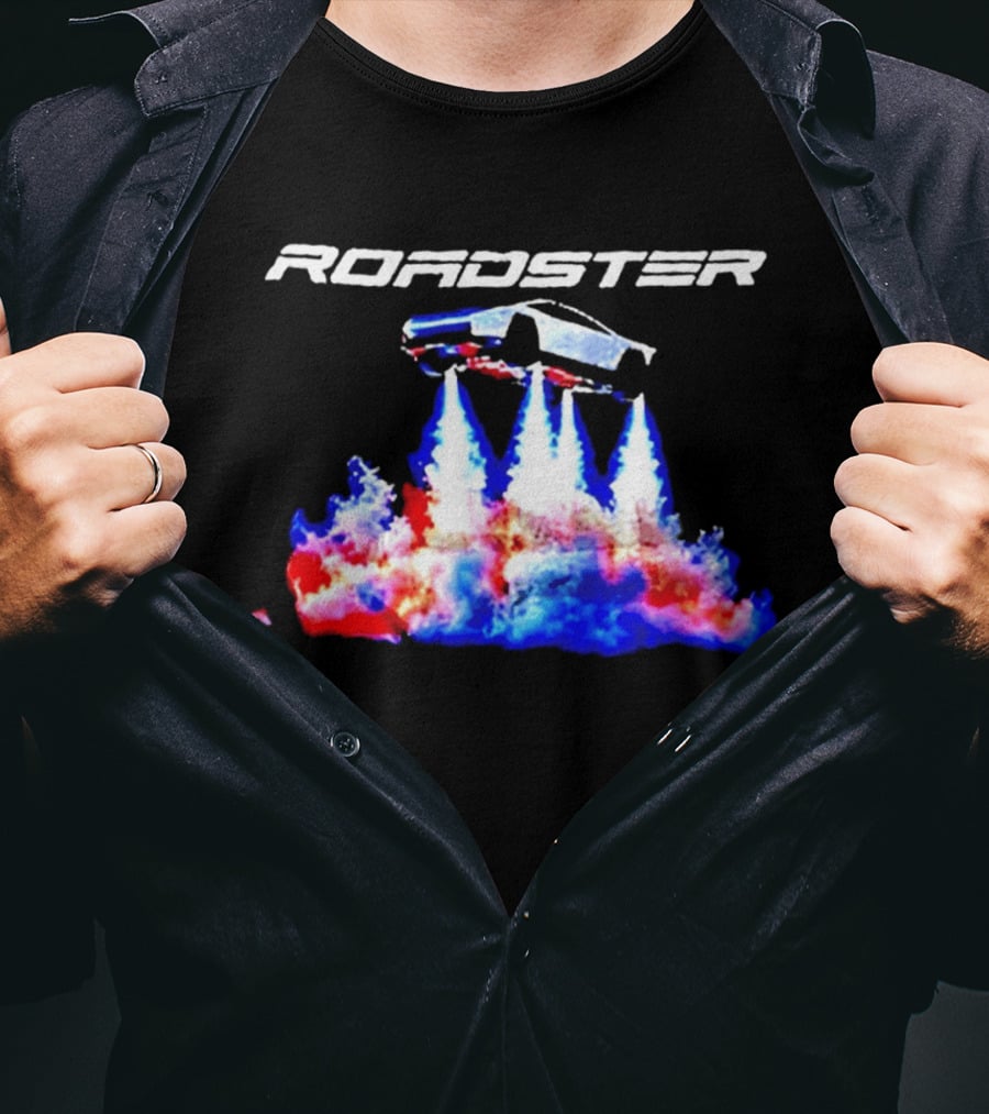 Flying Roadster 2026 Rocket Launch T-Shirt
