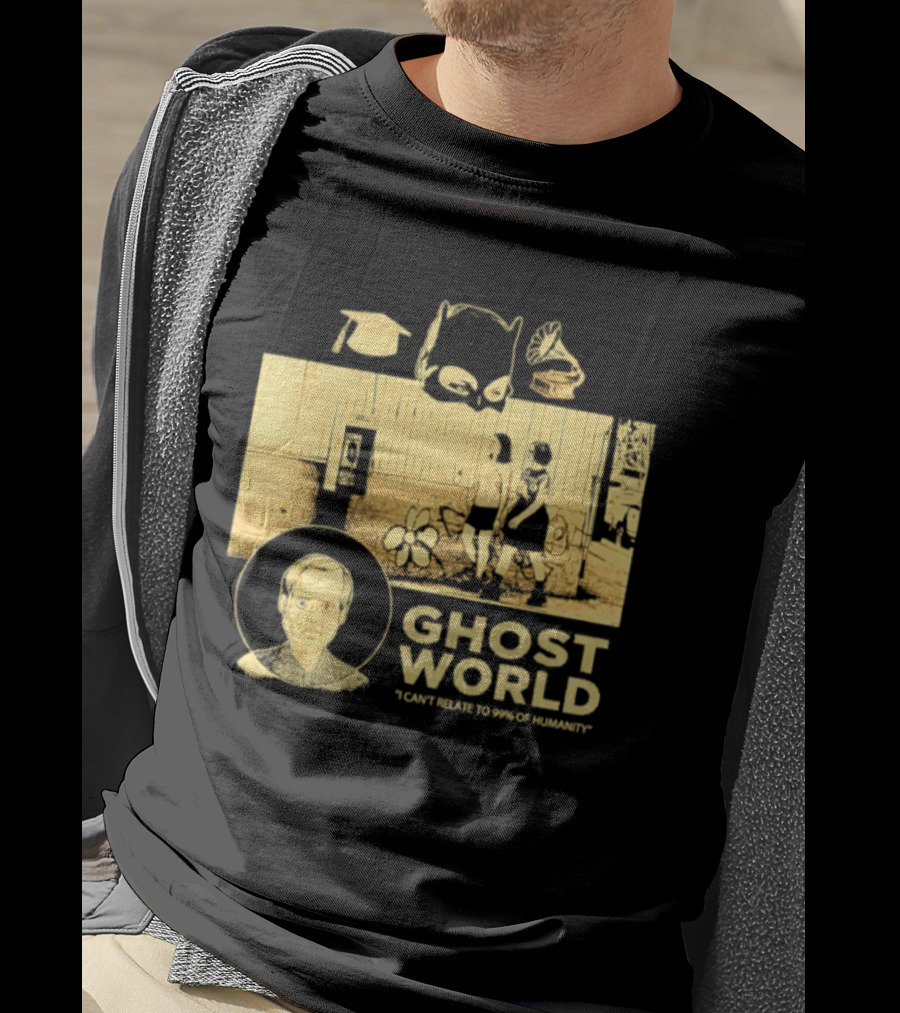 Ghost World I Can't Relate To 99% Of Humanity Cartoon T-Shirt