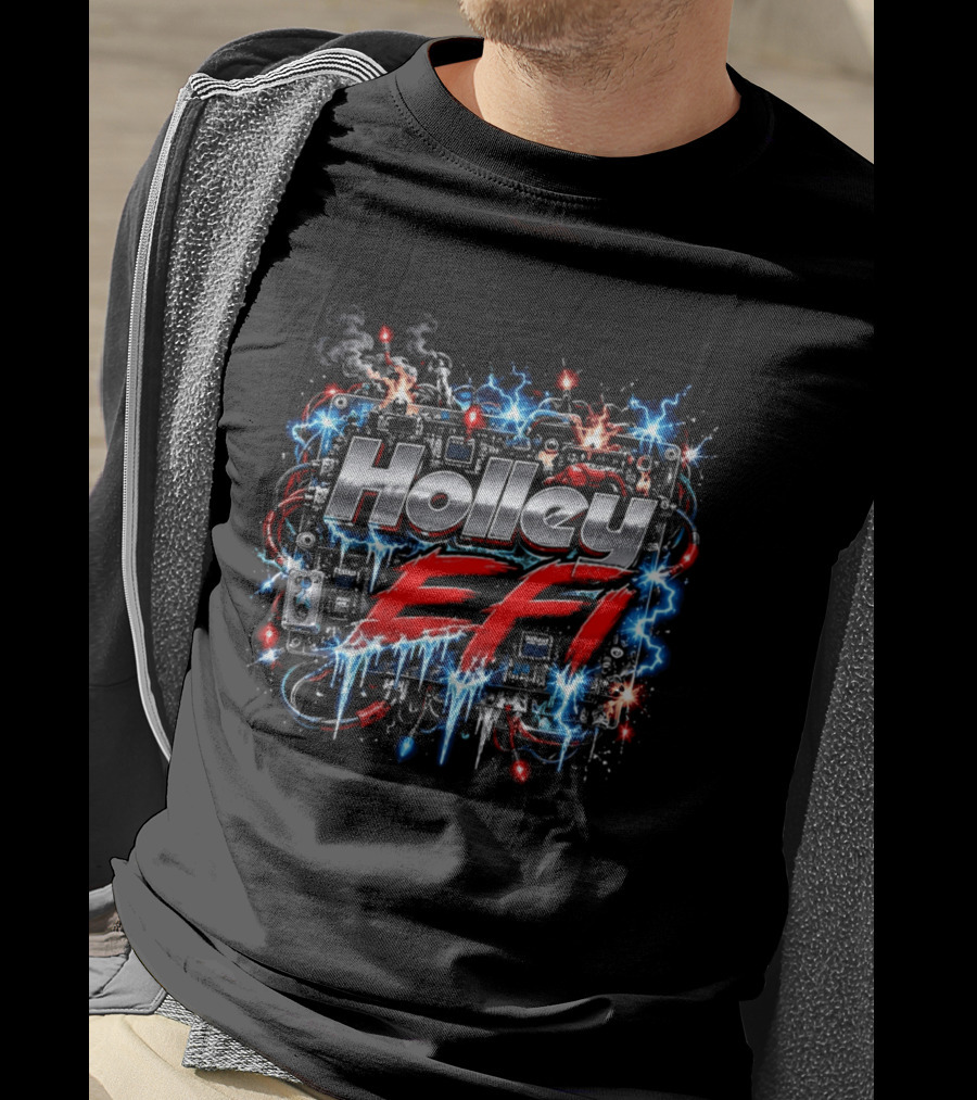 Holley EFI Festive Holiday Performance Boost For Car Enthusiasts T-Shirt