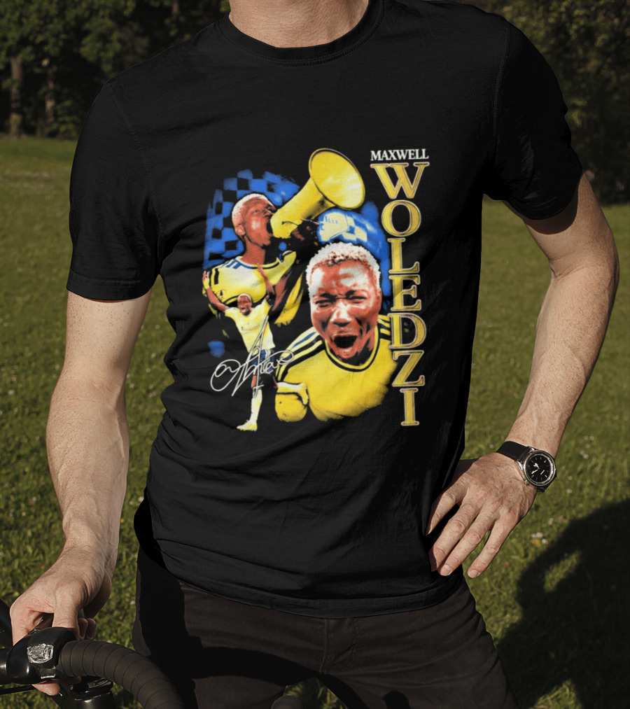 Maxwell Woledzi Nashville SC Vibrant Celebration Soccer T-Shirt
