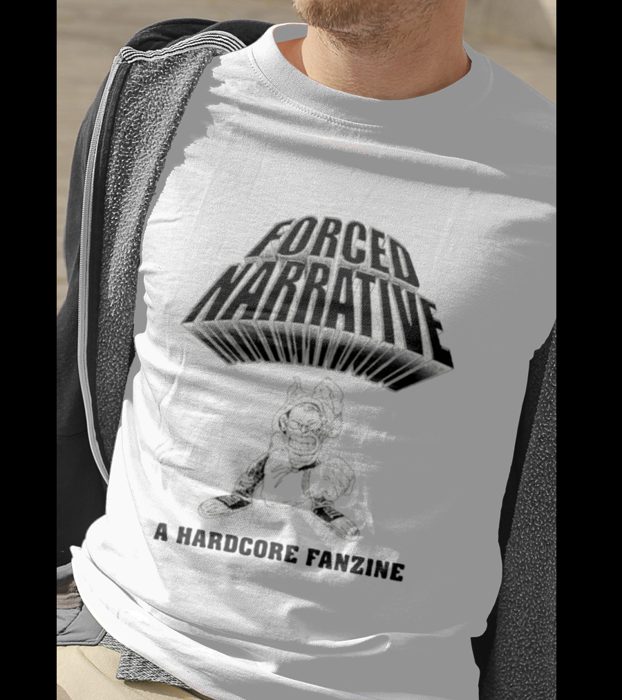 Forced Narrative Hardcore Fanzine Underground Music T-Shirt