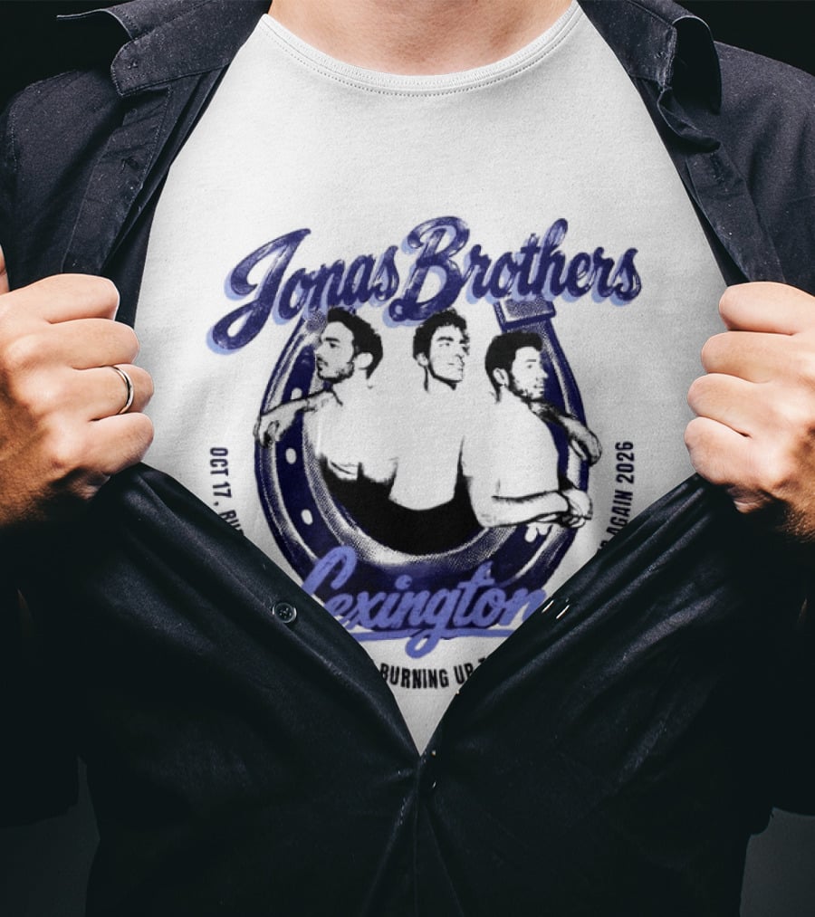 Jonas Brothers Rupp Arena Lexington October 17th 2026 Tour T-Shirt
