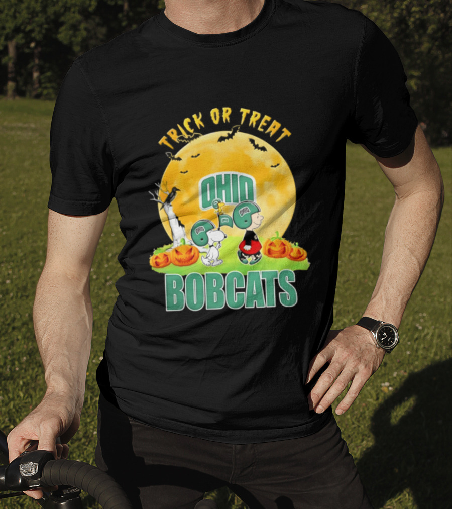 Ohio Bobcats Peanuts Trick Or Treat Halloween 2026 T-Shirt
