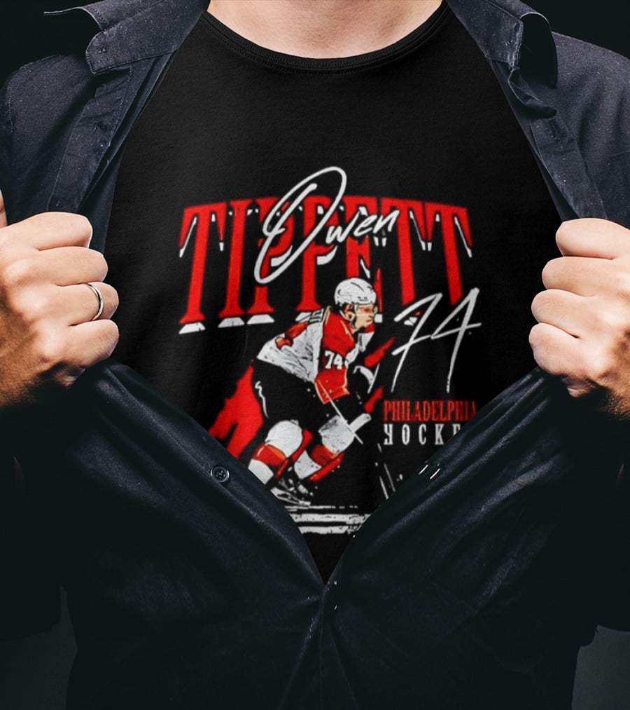 Owen Tippett Philadelphia Hockey 74 T-Shirt
