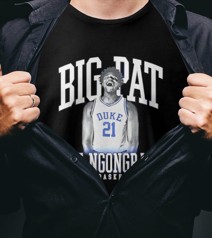 BIG PAT Ngongba II Duke 21 Basketball T-Shirt