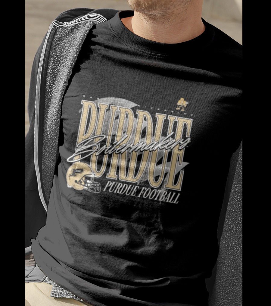 Purdue Boilermakers Football Helmet 2026 Purdue Football T-Shirt