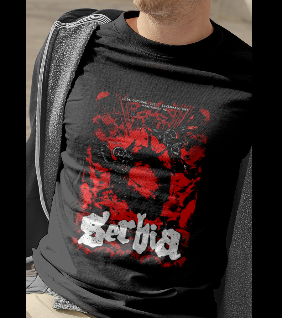 Serbia Live At Escenario GNP Seguros Monterrey NL 17 De Octubre 2026 Event Essentials T-Shirt