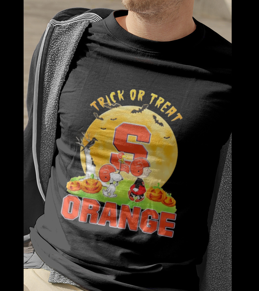 Syracuse Orange Peanuts Trick Or Treat Halloween 2026 T-Shirt