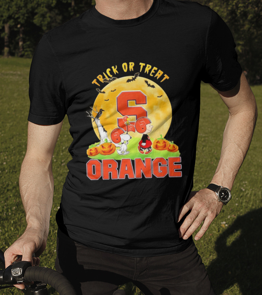 Syracuse Orange Peanuts Trick Or Treat Halloween 2026 T-Shirt