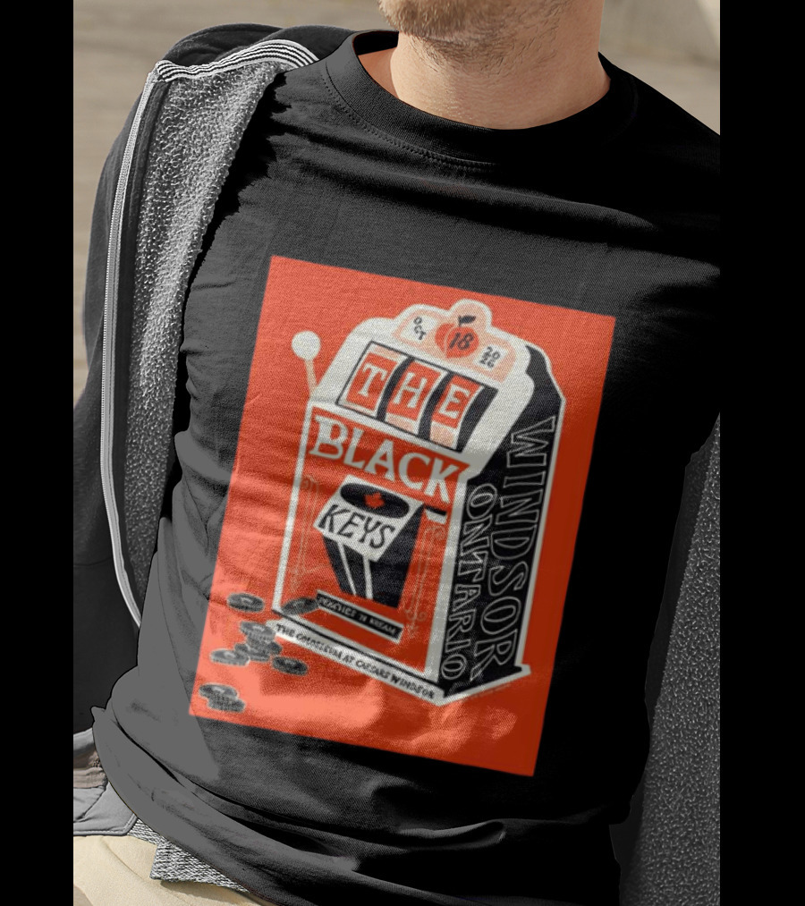 The Black Keys Caesars Windsor Ontario Peaches 'N Kream Oct 18 2026 T-Shirt